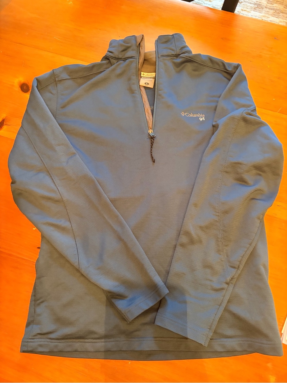 Columbia Men’s Slate Blue Half-Zip Fleece Pullover